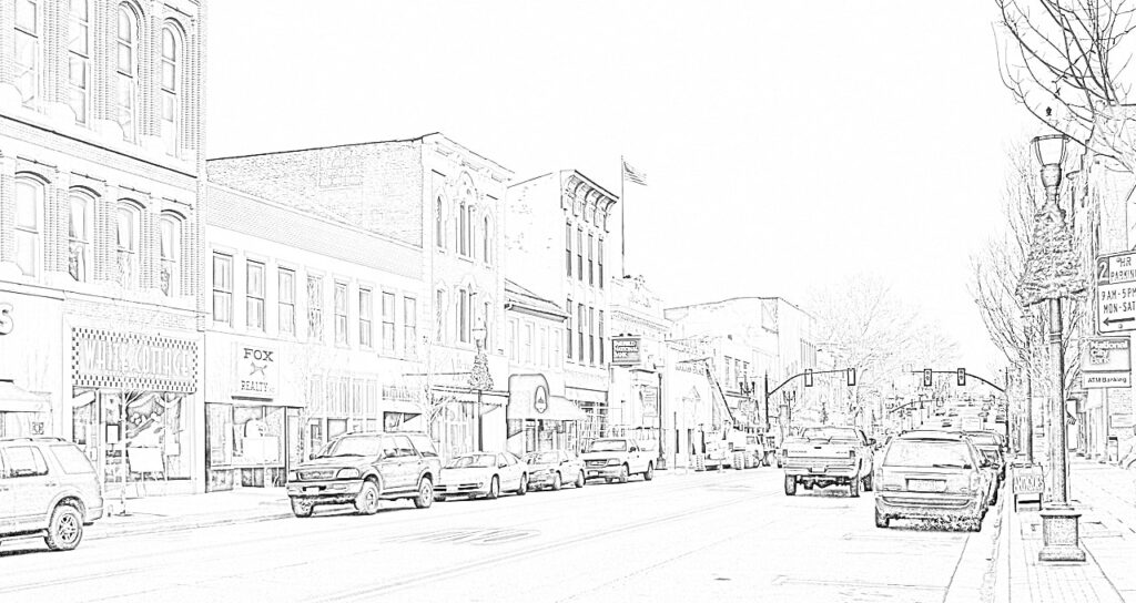 Lancaster, Ohio sketch